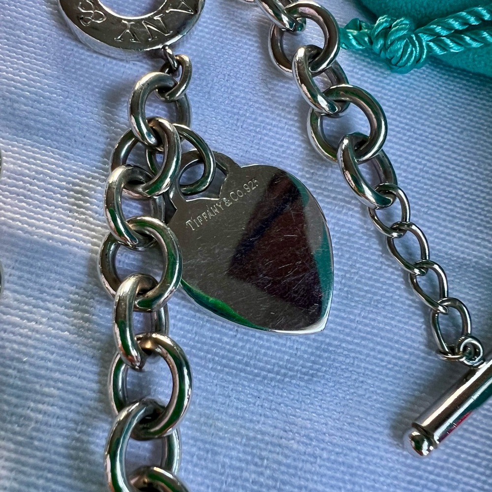 Tiffany & Co. Silver Chain Bracelet and Necklace Set - Picture 5 of 10